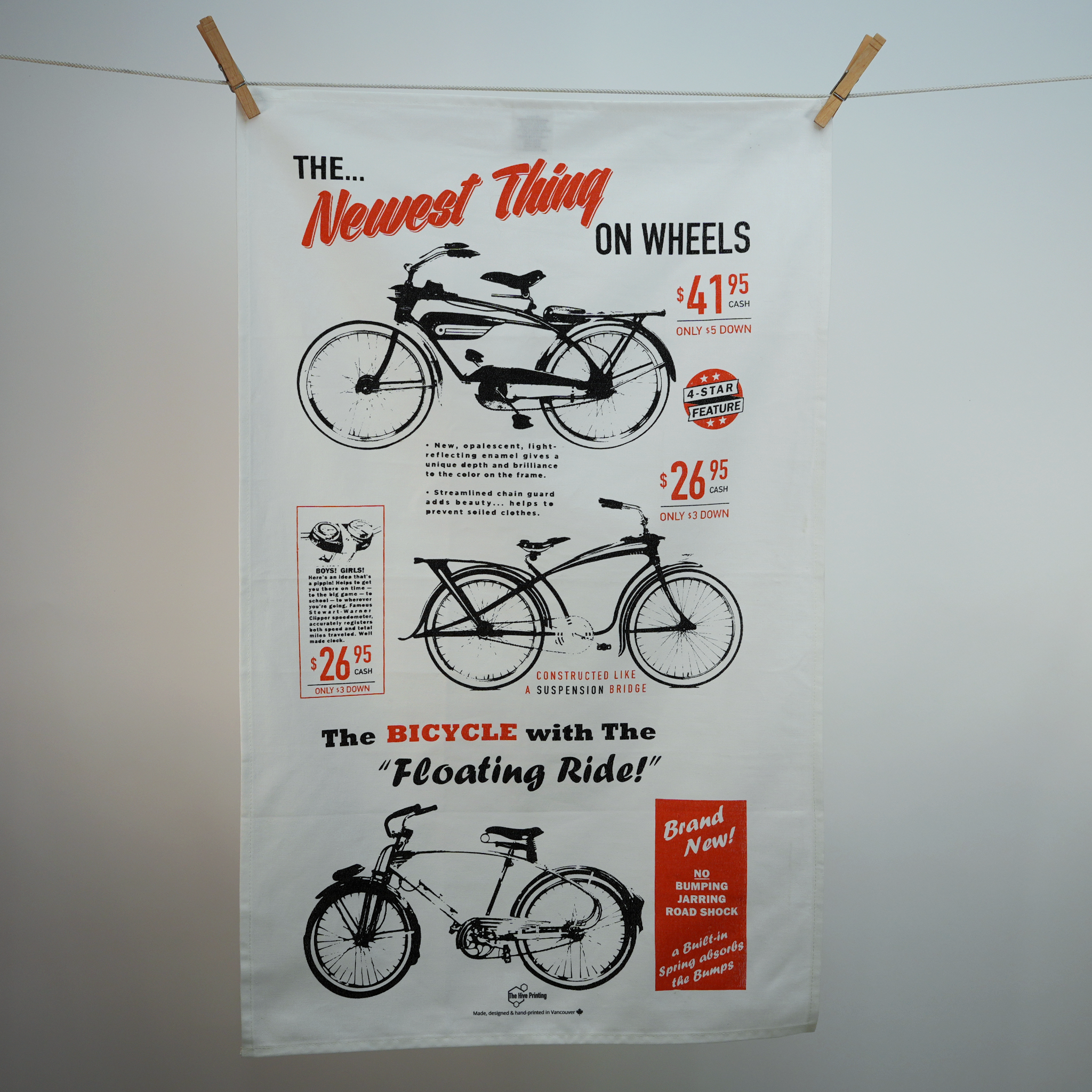 Bike Tea Towel