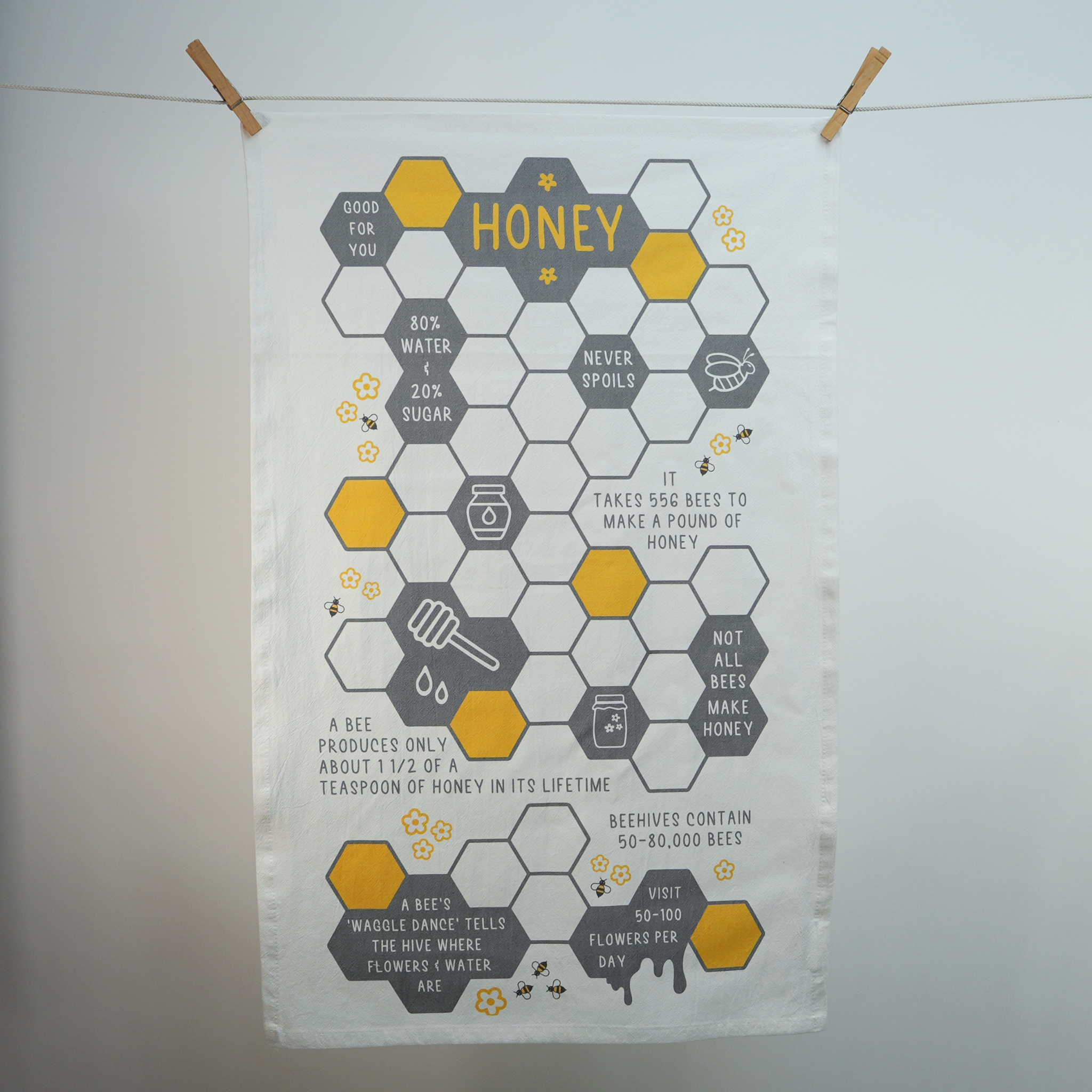 Honey Tea Towel