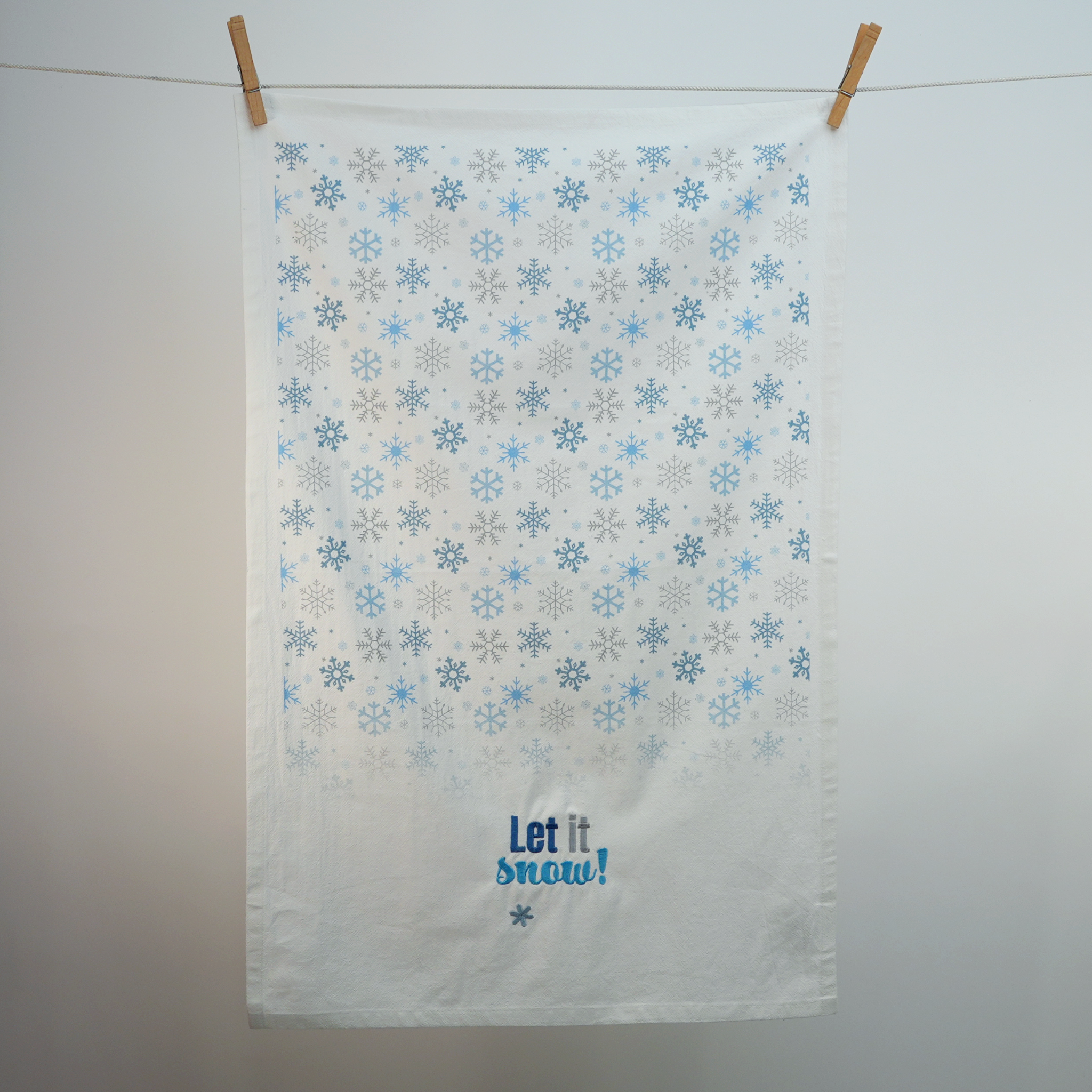 Let it Snow Tea Towel