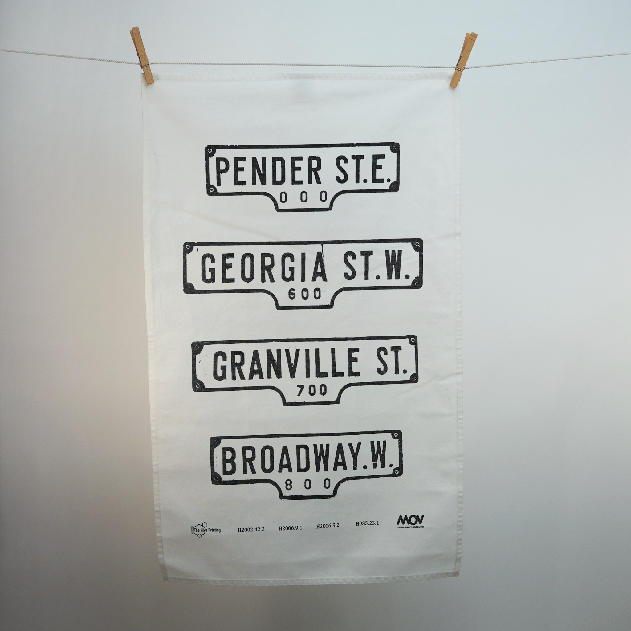 Street Signs Tea Towel