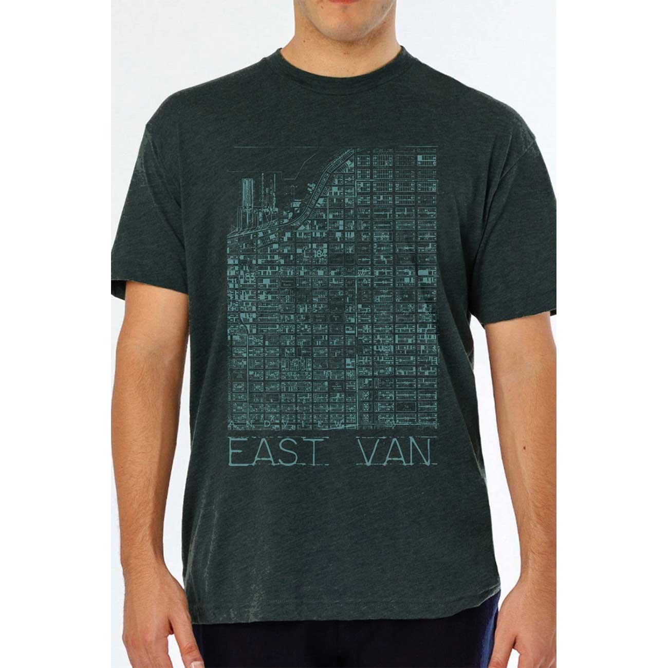 East Van Map T-Shirt