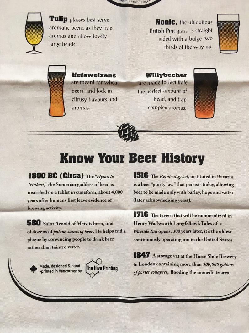 Beer Tea Towel
